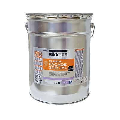 Фарба на водній основі Sikkens Rubbol Facade Special, безбарвна, BC, 18.6 л Фарба на водній основі Sikkens Rubbol Facade Special, безбарвна, BC, 18.6 л