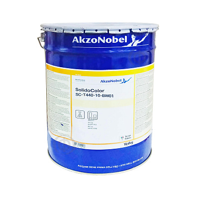 Поліуретанова фарба AkzoNobel Solido Color SC-T440-10 двокомпонентна, база BN00, матова 18.4 кг (SC-T440-10-BN00*Z5P)