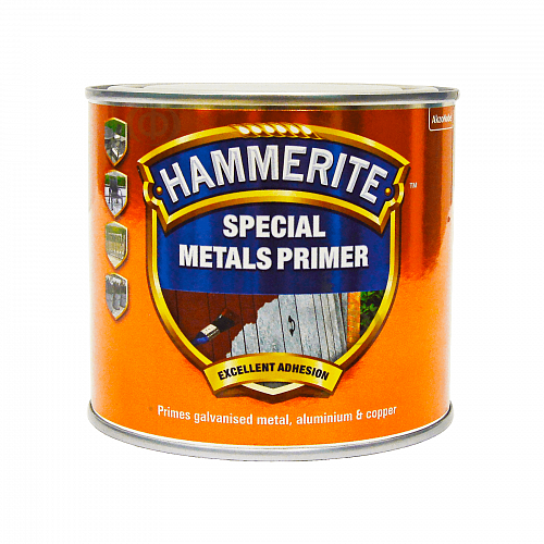 Грунт по специальным металлам Hammerite Special Metals Primer, красный, 0.5 л 
