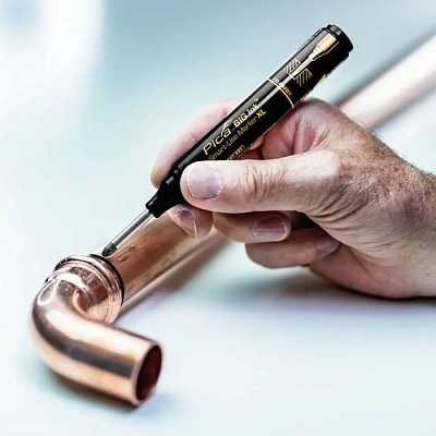 Маркер із довгим носиком Pica Big Ink Smart-Use Marker XL, чорний, 2-4 мм (170/46) 8