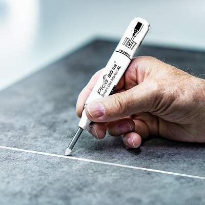 Маркер с длинным носиком Pica Big Ink Smart-Use Marker XL, белый, 2-4 мм (170/52) 10