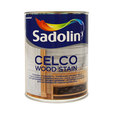 Морилка для дерева Sadolin Celco Wood Stain на водной основе, бесцветная, BC, 1 л