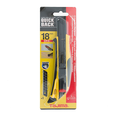 Ніж сегментний автоповернення Tajima Quick Back 18 мм (DFC569B) 2