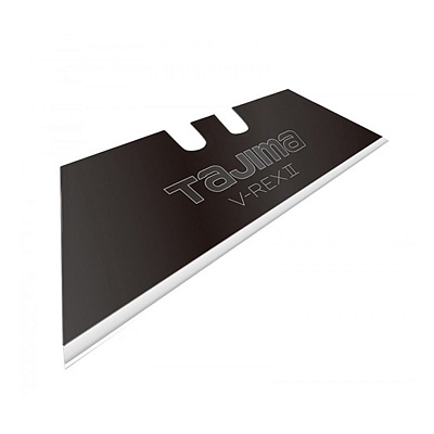 Змінні трапецієподібні леза Tajima V-REX Razar Black 45° 22 мм, 10 шт (VRB-10B)