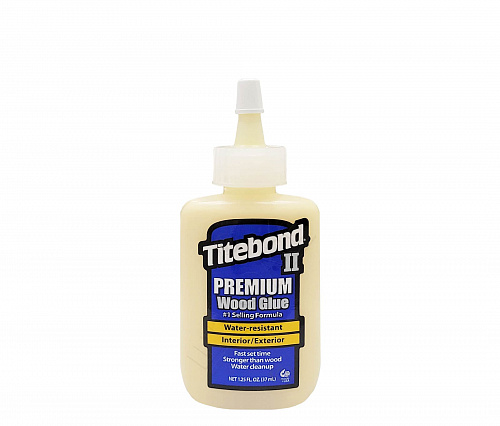 Столярный ПВА клей для дерева Titebond II Premium Wood Glue D3, медово-кремовый, 37 мл (5001) - shlifarb.com.ua Столярный ПВА клей для дерева Titebond II Premium Wood Glue D3, медово-кремовый, 37 мл (5001)