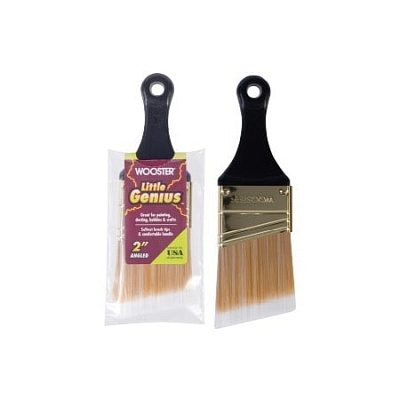Малярная кисть со скошенной щетиной Wooster Little Genius Angle Sash, 1½" 37 мм (3222-1Q 1/2)  - shlifarb.com.ua Малярная кисть со скошенной щетиной Wooster Little Genius Angle Sash, 1½" 37 мм (3222-1Q 1/2)