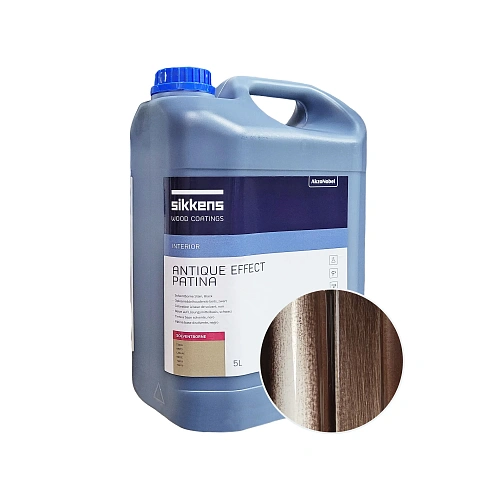 Патина с эффектом античности Sikkens Antique Effect Patina, Walnut, 5 л (5261056)  - shlifarb.com.ua  Патина с эффектом античности Sikkens Antique Effect Patina, Walnut, 5 л (5261056)