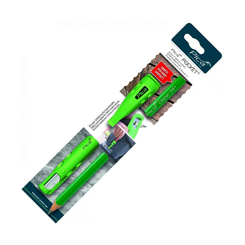 Набор кофр-точилка для карандашей и карандаш каменщика Pica Pocket (505/02) 