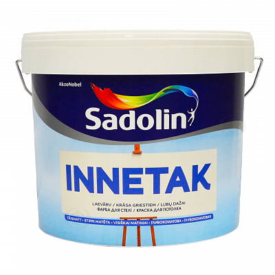 Латексна фарба Sadolin Innetak для стелі, біла, 10 л