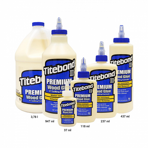 Столярный ПВА клей для дерева Titebond II Premium Wood Glue D3, медово-кремовый, 946 мл (5005) - shlifarb.com.ua 2 Столярный ПВА клей для дерева Titebond II Premium Wood Glue D3, медово-кремовый, 946 мл (5005) 2