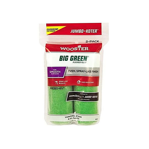 Комплект мініваликів Wooster Big Green Jumbo-Koter 4½" 1/2 110x13 мм (RR310-4)  Комплект мініваликів Wooster Big Green Jumbo-Koter 4½" 1/2 110x13 мм (RR310-4)
