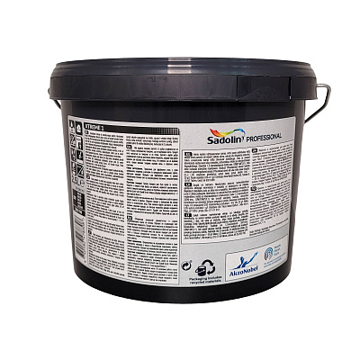 Фарба на водній основі Sadolin Professional Xtreme 1 для стелі, біла, база BW, 2.5 л 2