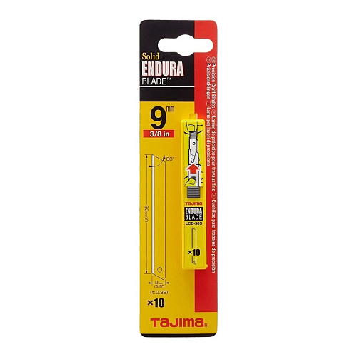 Сменные сегментные лезвия Tajima Endura Blade 60° 9 мм, 10 шт (LCB30)  - shlifarb.com.ua 7 Сменные сегментные лезвия Tajima Endura Blade 60° 9 мм, 10 шт (LCB30) 7