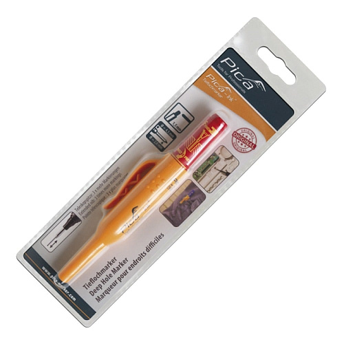 Маркер з довгим носиком Pica-Ink Deep Hole Marker, червоний, 1.5 мм (150/40) 2 Маркер з довгим носиком Pica-Ink Deep Hole Marker, червоний, 1.5 мм (150/40) 2