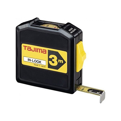 Рулетка вимірювальна з віконцем Tajima In Look 3м×13мм (INL30MY)