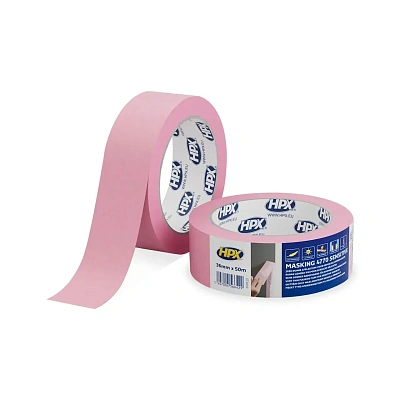Професійна малярна стрічка для дуже делікатних поверхонь HPX 4770 Ultra Delicate, 36мм х 50м, рожева (ST3650)