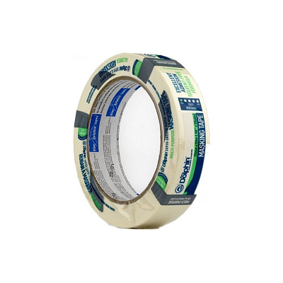 Професійна малярна стрічка (скотч) Blue Dolphin MT-627, 25мм х 50м, біла/жовта (01-7-12-EN ST627) 5 Професійна малярна стрічка (скотч) Blue Dolphin MT-627, 25мм х 50м, біла/жовта (01-7-12-EN ST627) 5