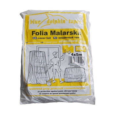 Захисна поліетиленова плівка Blue Dolphin Folia BDT ST. Plus CF-250, 4м х 5м, безбарвна (CF_EP_04918)