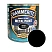Фарба 3 в 1 по металу Hammerite Metal Paint Satin захисна, чорна, 2.5 л