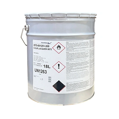 Лак поліуретановий D-Dur Lacquer 0072 двокомпонентний, безбарвний, напівматовий, 18 л (2575-001251-200)