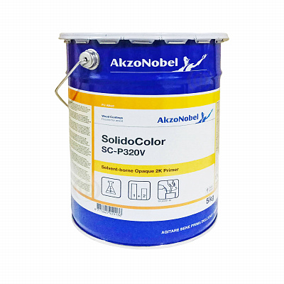 Грунт полиуретановый AkzoNobel Solido Color SC-P320V двухкомпонентный, белый, 5 кг (1115901) - shlifarb.com.ua Грунт полиуретановый AkzoNobel Solido Color SC-P320V двухкомпонентный, белый, 5 кг (1115901)
