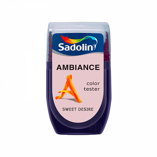 Тестер кольору Sadolin Ambiance Color Tester для стін, Sweet Desire, 30 мл  Тестер кольору Sadolin Ambiance Color Tester для стін, Sweet Desire, 30 мл