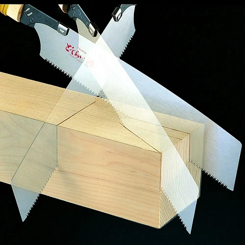 Японська ручна пилка/ножівка по дереву з ротанговою рукояткою Tajima Japan Pull, 16 TPI, 265 мм (JPR265C) 3