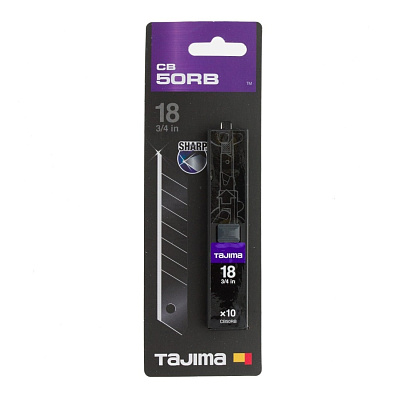 Змінні сегментні леза Tajima Dora Razar Black Blades 60° 18 мм, 10 шт (CB50RB) 7 Змінні сегментні леза Tajima Dora Razar Black Blades 60° 18 мм, 10 шт (CB50RB) 7