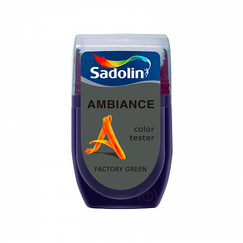 Тестер кольору Sadolin Ambiance Color Tester для стін, Factory Green, 30 мл  Тестер кольору Sadolin Ambiance Color Tester для стін, Factory Green, 30 мл