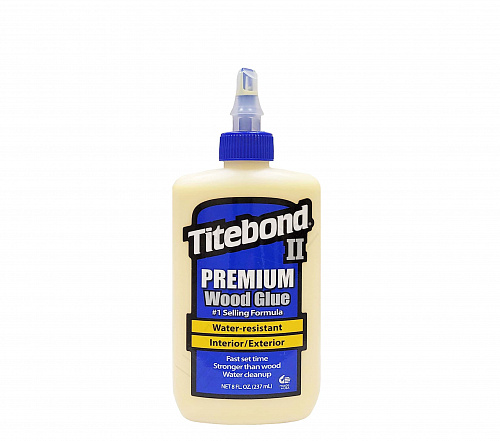 Столярний ПВА клей для дерева Titebond II Premium Wood Glue D3, медово-кремовий, 237 мл (5003)  Столярний ПВА клей для дерева Titebond II Premium Wood Glue D3, медово-кремовий, 237 мл (5003)