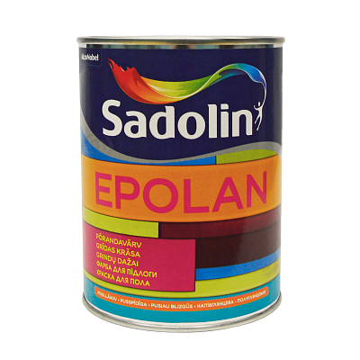 Краска на водной основе Sadolin Epolan для пола, бесцветная, BC, 0.93 л - shlifarb.com.ua Краска на водной основе Sadolin Epolan для пола, бесцветная, BC, 0.93 л