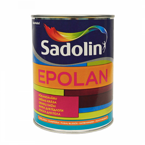 Краска на водной основе Sadolin Epolan для пола, бесцветная, BC, 0.93 л - shlifarb.com.ua Краска на водной основе Sadolin Epolan для пола, бесцветная, BC, 0.93 л