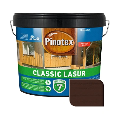 Просочення для дерева Pinotex Classic Lasur з декоративним ефектом, палісандр, 10 л