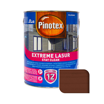 Пропитка лазурная для дерева Pinotex Extreme Lasur самоочищающаяся, тик, 3 л  - shlifarb.com.ua Пропитка лазурная для дерева Pinotex Extreme Lasur самоочищающаяся, тик, 3 л
