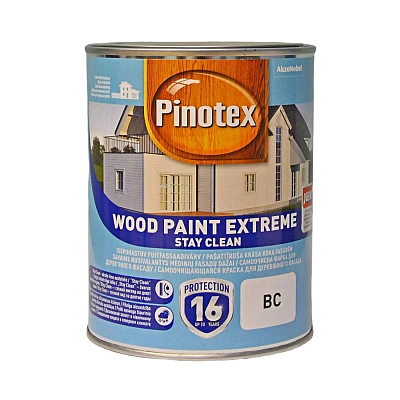 Фарба для дерева Pinotex Wood Paint Extreme самоочисна, безбарвна, BC, 0.94 л