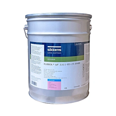 Фарба на водній основі Sikkens Rubbol WF 3311-03-25, безбарвна, B00, 18 л