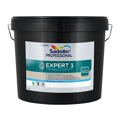 Латексна фарба Sadolin Professional Expert 1 для стелі, біла, 10 л