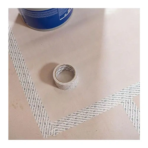 Пакувальна клейка стрічка (скотч) HPX Clean Removal Tape, 50мм х 33м, біла (CR5033) 2